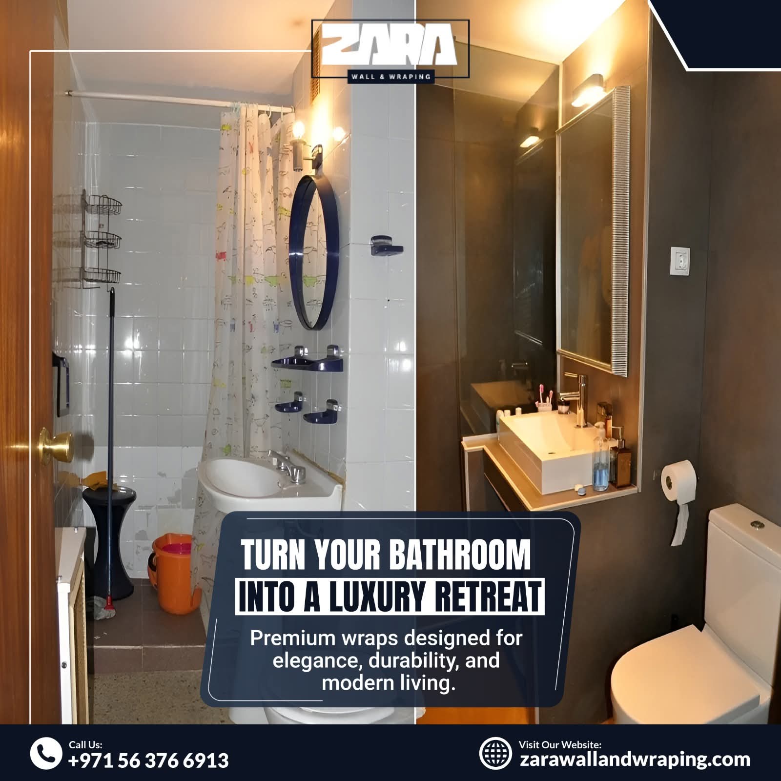 modern bathroom design with premium and elegant interior